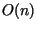 $O(n)$