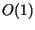 $O(1)$