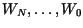 $W_{N}, \ldots, W_{0}$
