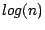 $log(n)$