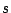 $s$