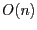$O(n)$