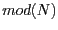 $mod(N)$