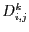 $D^k_{i,j}$
