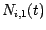 $\displaystyle N_{i, 1} (t)$