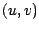 $(u,v)$