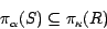 \begin{displaymath}\pi_\alpha (S) \subseteq \pi_\kappa (R) \end{displaymath}