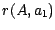 $r(A, a_1)$