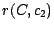 $r(C, c_2)$