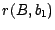 $r(B, b_1)$