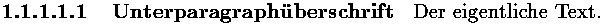 Bild: TeX-Ausgabe