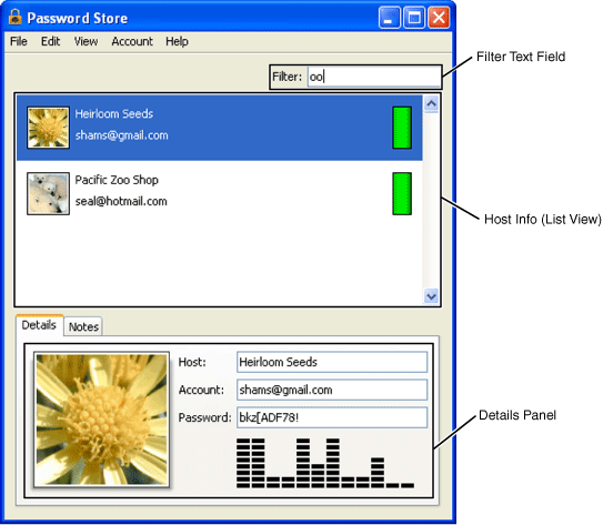 This is a picture of the PasswordStore demo.