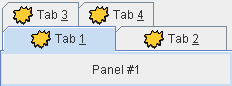 Tabbed pane image
