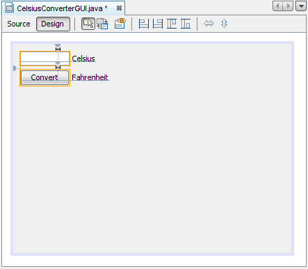 Setting the JTextField and JButton Sizes