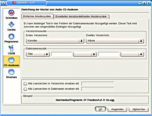 Optionen-Ripping