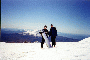 Luke & Hartmut on Mt. Ruapehu, Mt. Ngauruhoe